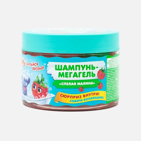 Шампунь-мегагель Баффи Спелая малина 300мл