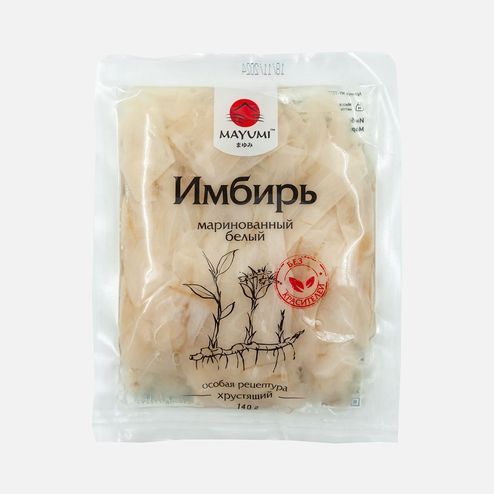 Имбирь Маюми белый маринованный в/у 140г