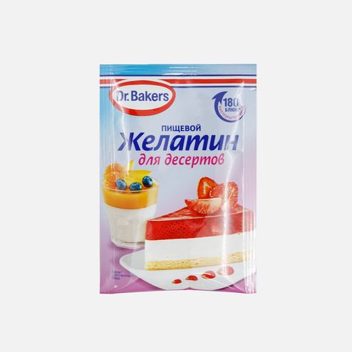 Желатин ДрБейкерс для десертов пищевой 10г