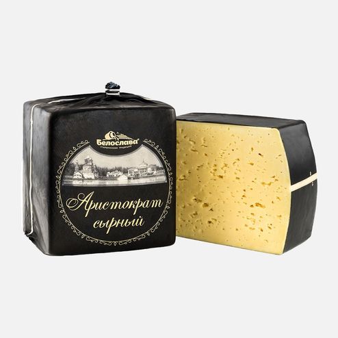Сыр Белослава Сырный Аристократ с ароматом топленого молока 50% вес
