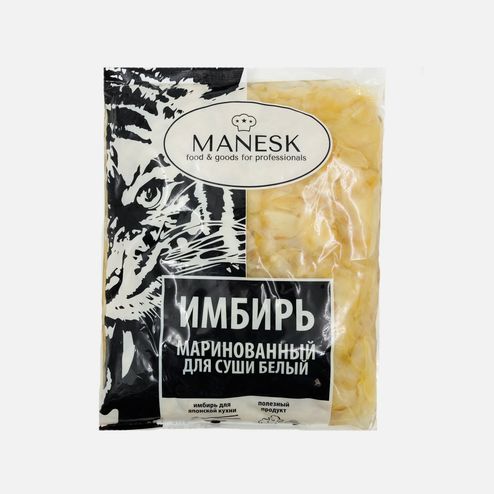 Имбирь Манеск маринованный белый для суши 1кг