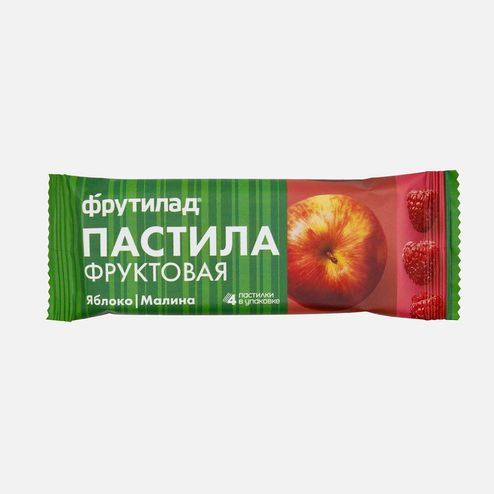 Пастила Фрутилад Яблоко-Малина без сахара без глютена 30г