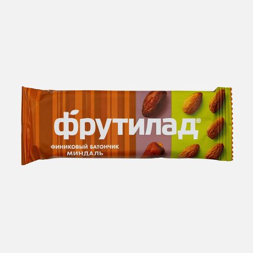 Батончик Фрутилад финиковый с миндалем без глютена 42г