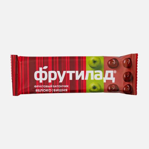 Батончик Фрутилад фруктовый Яблоко/вишня без глютена 30г