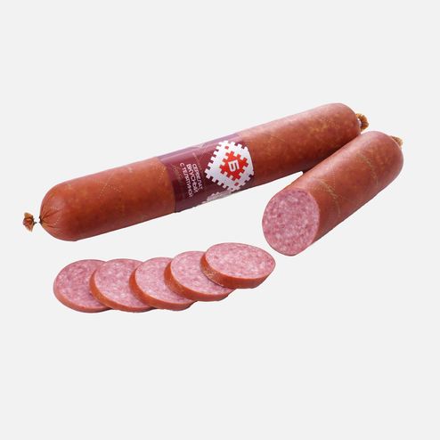 Колбаса Белорусская традиц Сервелат Вкусный с телятиной в/к вес