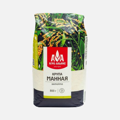Крупа Агро-Альянс Экстра Манная 800г