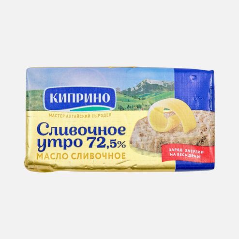 Масло Киприно Сливочное утро сладко-слив/несол 72.5% 150г