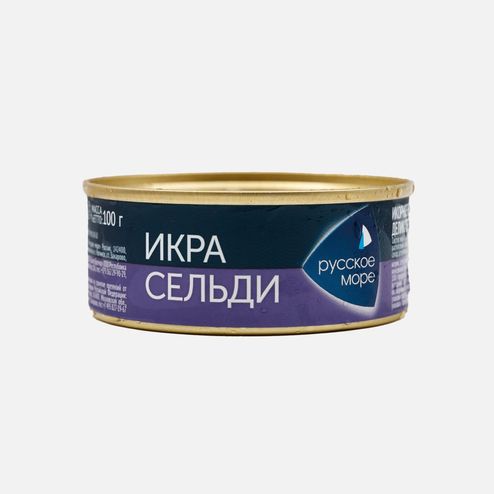 Икра сельди Русское море Люкс Оригинальная ж/б 100г