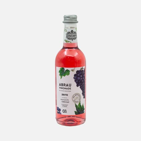 Напиток Абрау Винонад Зеро со вкусом Каберне б/а газ ст/б 0,375л