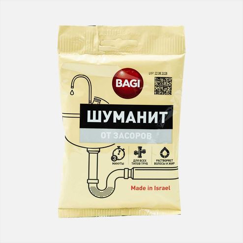 Средство Баги Шуманит от засоров 70г