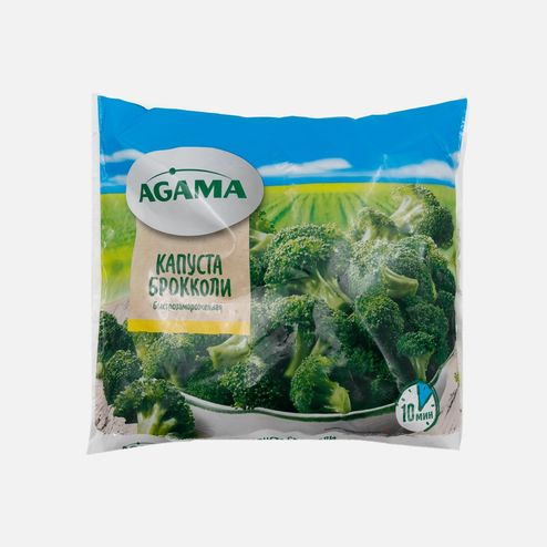 Капуста Агама брокколи с/м пл/пак 400г