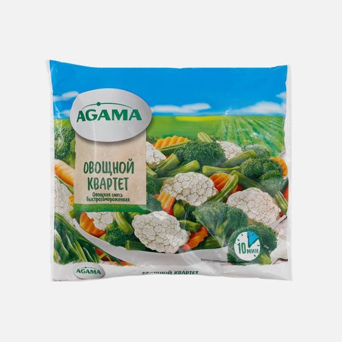 Смесь Агама Овощной квартет с/м пл/пак 400г