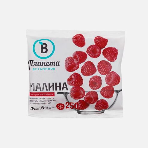 Малина Планета Витаминов с/м 250г