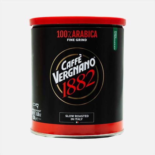 Кофе Вергнано Арабика Эспрессо молотый ж/б 250г