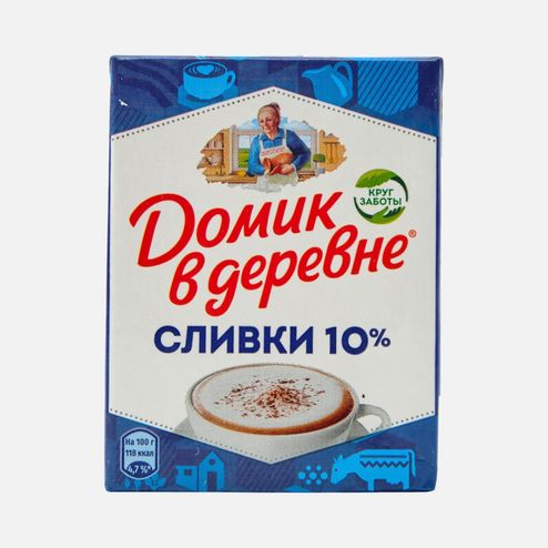 Сливки Домик в деревне д/х 10% т/р 200г