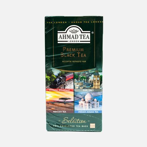 Чай Ахмад Премиум ассорти 4вкуса черн 24пак*1,5г