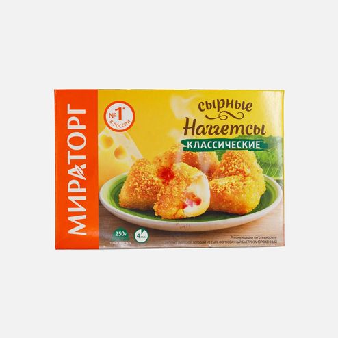 Наггетсы Мираторг Классические сырные с/м 250г