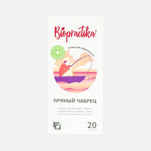 Напиток чайный Биопрактика Пряный чабрец травяной 40г