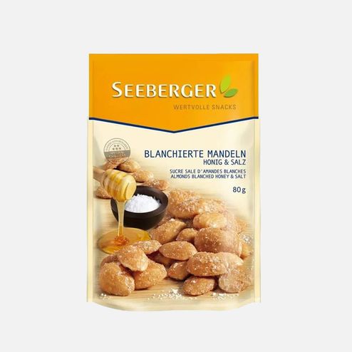 Миндаль Зеебергер жареный с солью и медом 80г
