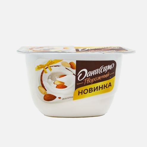 Продукт творожный Даниссимо Миндально-кокосовый десерт 6.8%130г