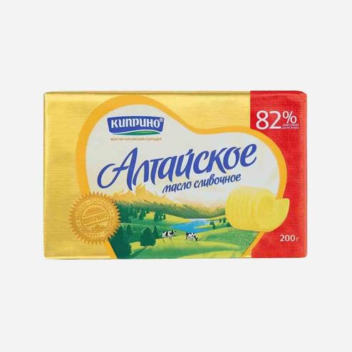 Масло Киприно Алтайское сладко-слив/несоленое 82% 50г