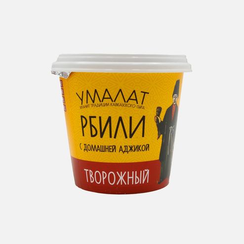 Сыр Умалат Рбили творожный с аджикой 60% пл/ст 130г
