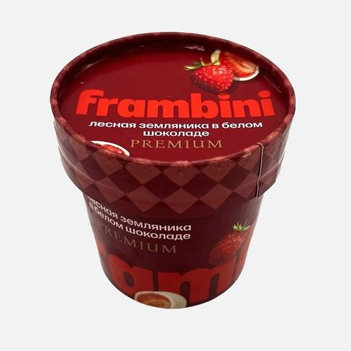 Земляника Фрамбини в белом шоколаде заморож 60г