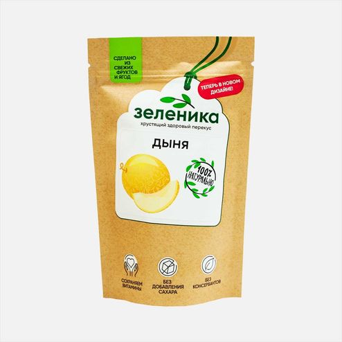 Дыня Зеленика Здоровый перекус сушеная 20г