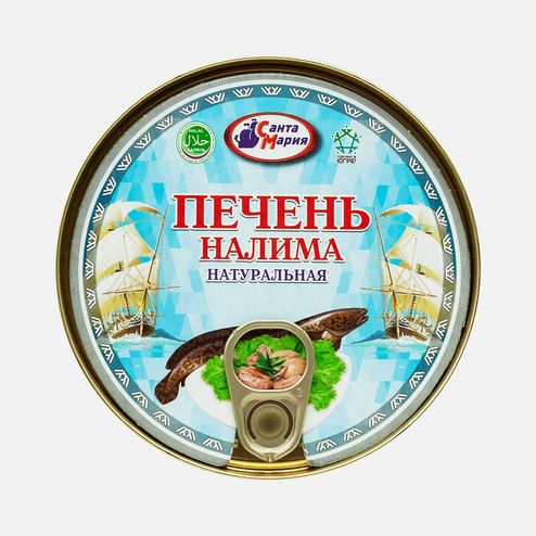 Печень налима Санта Мария натуральная ж/б 170г