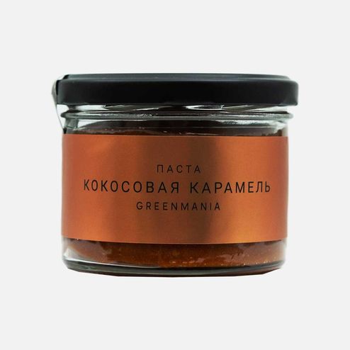 Паста ГринМания Кокосовая карамель ст/б 200г