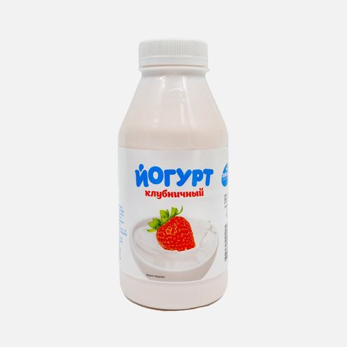 Йогурт Зеленый луг Клубничный 2.5% пл/б 340г