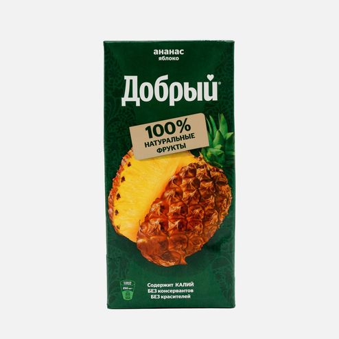 Нектар Добрый Ананас-яблоко 2л