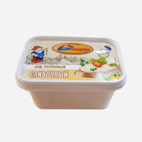 Сыр Брюкке плавл Сливочный 55% пл/ванна 200г