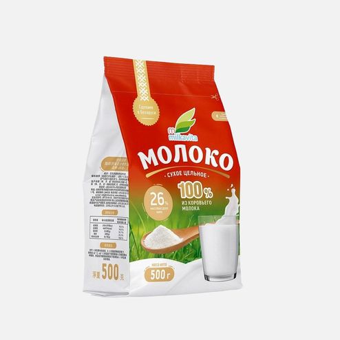Молоко сухое Милкавита цельное сорт Стандарт 26% пл/уп 500г