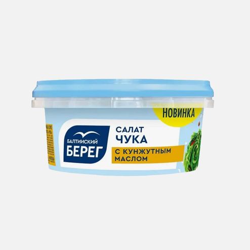 Салат Балтийский берег Чука с кунжутным маслом пл/б 180г