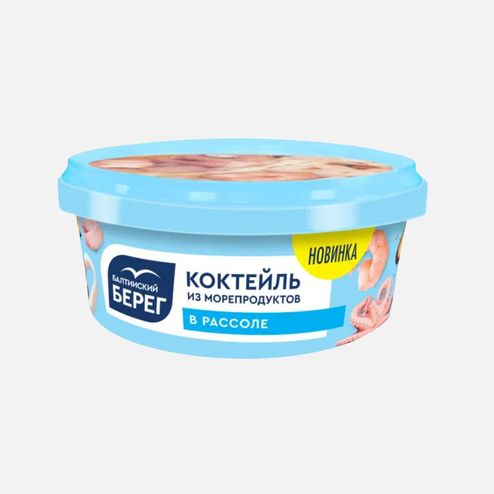 Коктейль Балтийский берег из морепродуктов в рассоле 210г