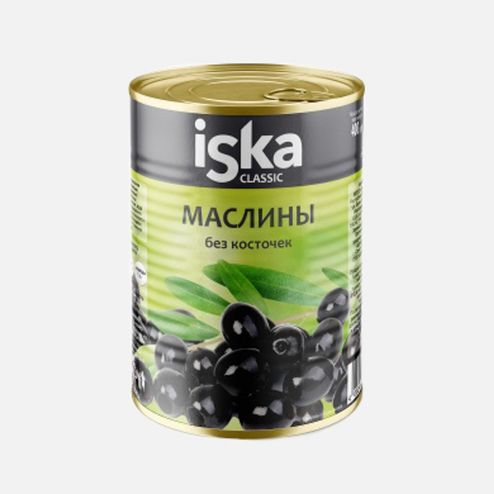 Маслины Иска б/к ж/б/кл 425мл