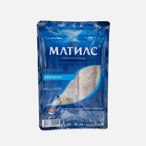Сельдь Матиас филе Оригинал пл/б 250г