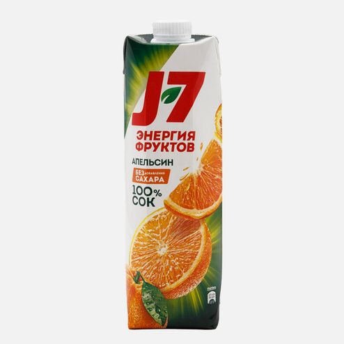 Сок J-7 Апельсин с мякотью 0,97л