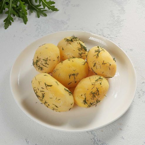 Картофель отварной постный с маслом растительным вес