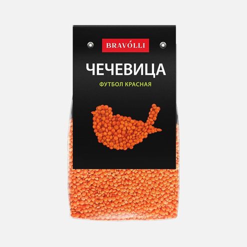 Чечевица Браволли Футбол красная 350г
