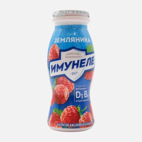 Напиток к/м Имунеле Земляника 1.2% 100г
