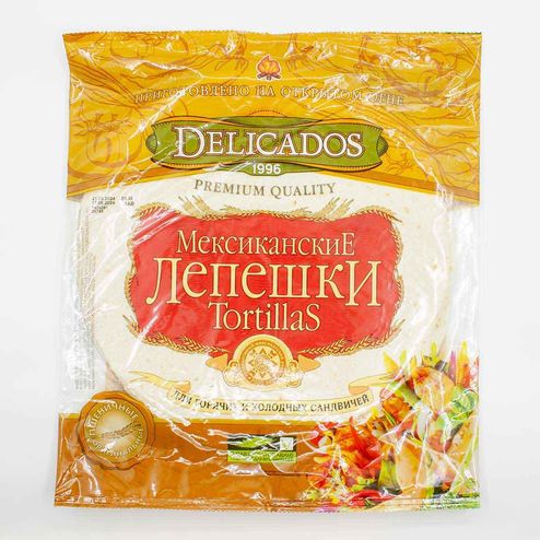 Лепешки Деликадос Мексиканские оригинальные пшеничные 400г
