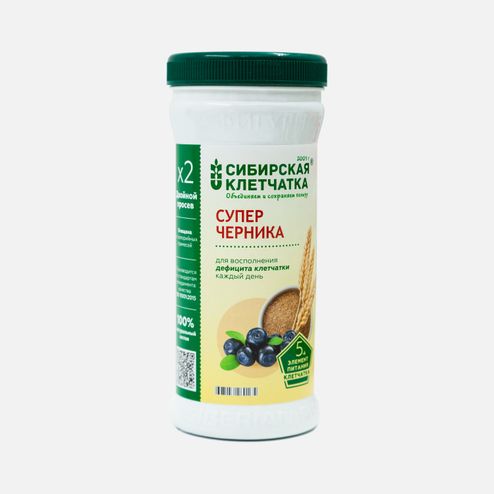 Клетчатка Сибирская клетчатка Суперчерника 280г