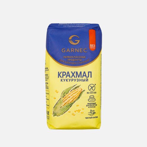 Крахмал Гарнец кукурузный без глютена в/с бум/пак 400г