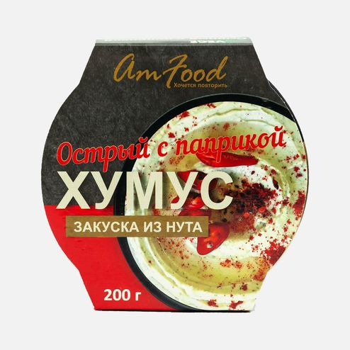 Хумус Тайны востока острый с паприкой ст/б 200г