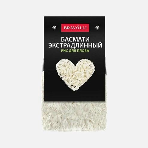 Рис Браволли Басмати экстрадлинный пл/уп 350г