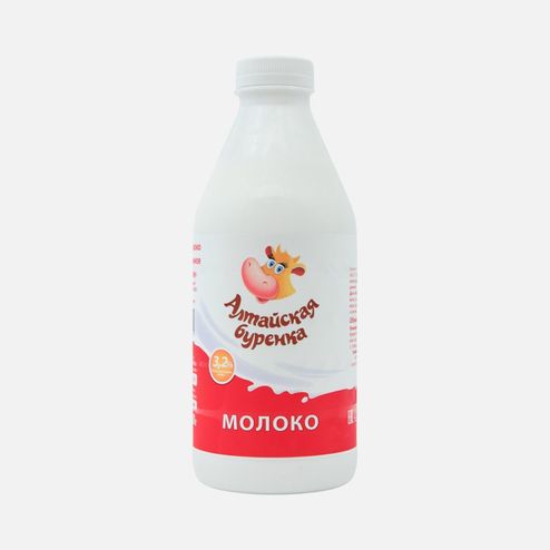 Молоко Алтайская Буренка Российское 3.2% пл/бут 850г