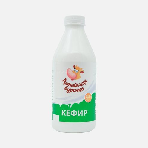 Кефир Алтайская Буренка 2.5% пл/бут 850г