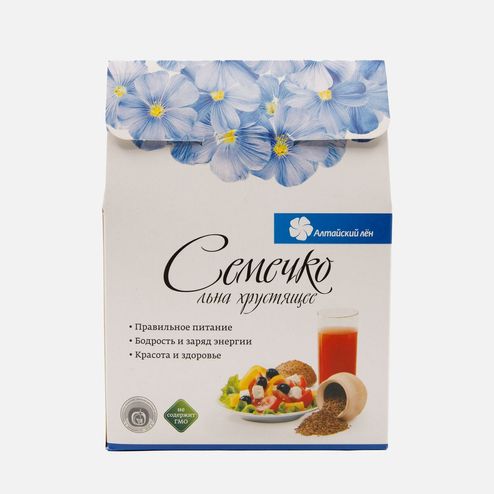 Семечко льна Алтайский лен хрустящее к/к 300г